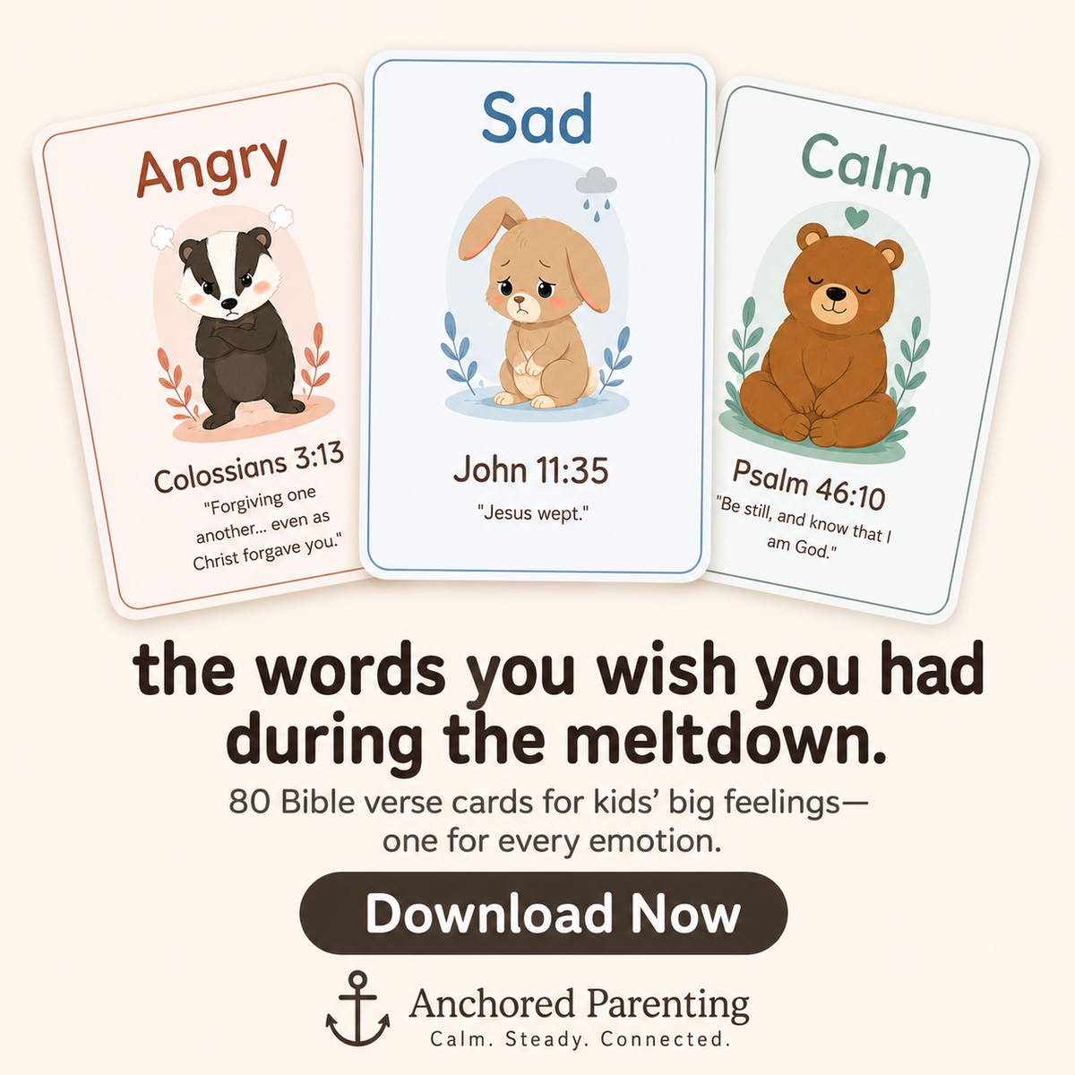 God's Truth for Big Feelings (DIGITAL)  Instant Download PDF